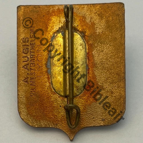 Grpt VIGNEMALE Centre MAILLOUX Eqp DE FOUCAULT  A.AUGIS ST.BARTH 2Lign Bol allonge Dos lisse EMAIL Src.historiacollection2a PV468Eur 